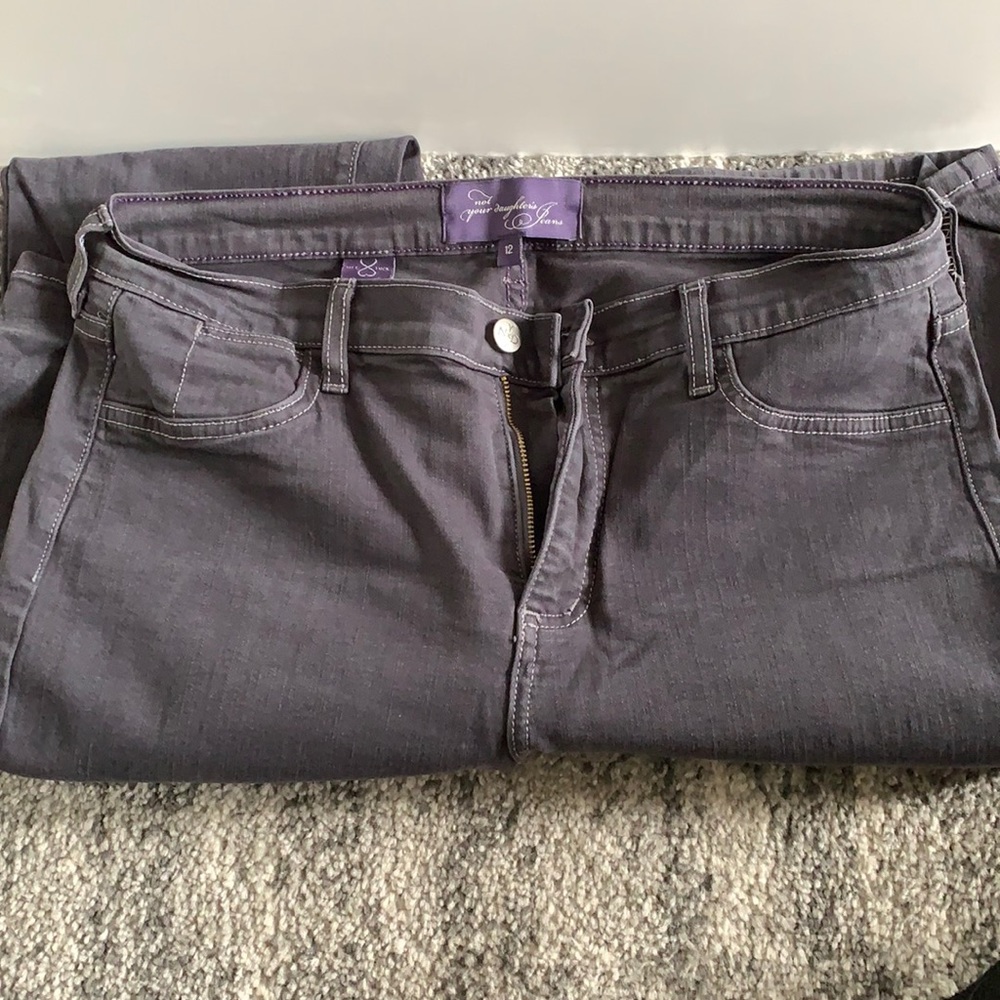 NYDJ (Not Your Daughter’s Jeans) Gray Straight Leg